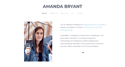 Desktop Screenshot of amandakbryant.com